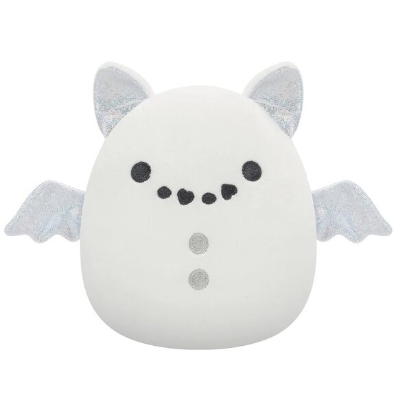 Squishmallow 12" Snowman Emily Bat Select Series w/Beaded "I ♡ SQUISH" Charm +